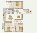 2 bhk 1539sft