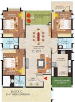 2 bhk 1167sft