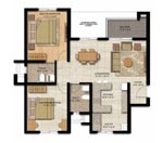 2bhk 1330sft