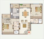 2bhk 1201sft