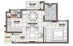 2bhk 1220sft