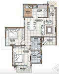 3 bhk 1570sft
