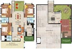 3 bhk 2791 sft