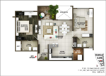 2-bhk-F301-1185sft