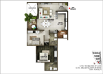 2-bhk-G304-1216sft