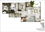 3-bhk-B304-1601sft