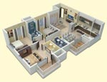 2-bhk-D301-1243sft